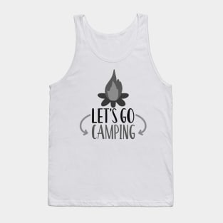 Let's Go Camping! Outdoors Shirt, Hiking Shirt, Adventure Shirt, Camping Shirt Tank Top